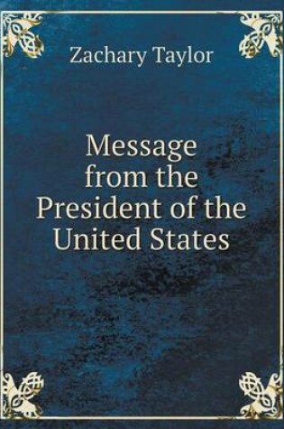 Cover of Message from the President of the United States