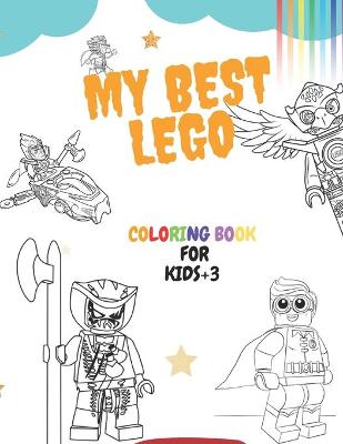 Book cover for Best Lego Coloring Book For Kids +3