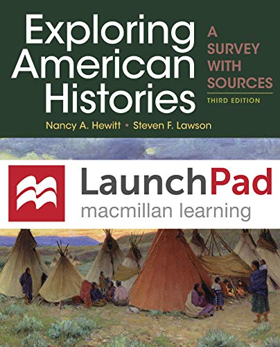 Book cover for Launchpad for Exploring American Histories, Combined Volume (2-Term Access)