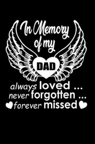 Cover of In Memory of my Dad always Loved... Never Forgotten... Forever Missed.