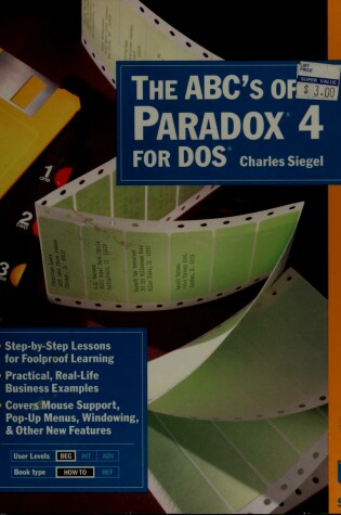 Cover of A. B. C.'s of PARADOX for DOS