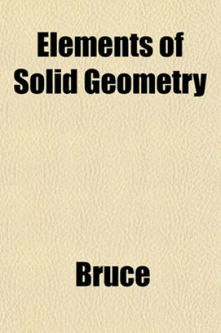 Cover of Elements of Solid Geometry