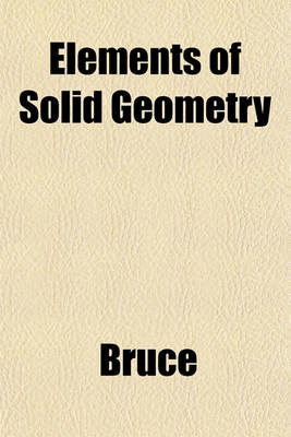 Book cover for Elements of Solid Geometry