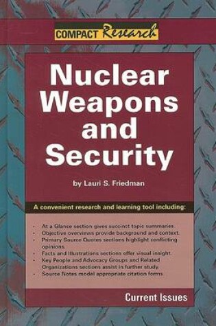 Cover of Nuclear Weapons and Security