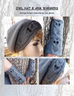 Book cover for Owl Hat & Arm Warmers - Knitting Pattern