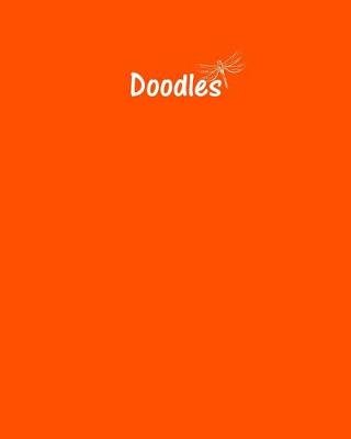 Book cover for Doodles Journal - Great for Sketching, Doodling or Planning with Orange Cover