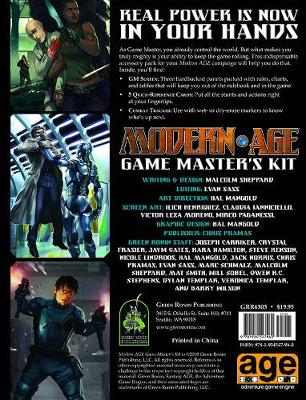 Book cover for Modern Age RPG Game Master's Kit