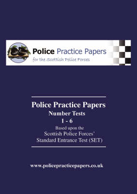 Book cover for Police Practice Papers Number Tests