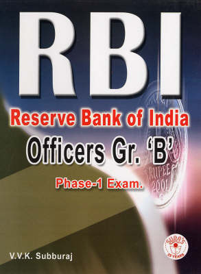 Book cover for RBI, Reserve Bank of India