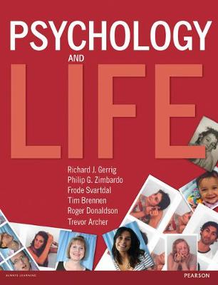 Book cover for Psychology & Life and MyPsychLab pack