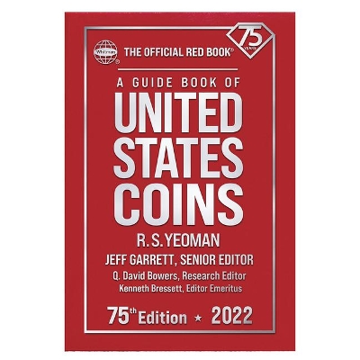 Book cover for Redbook 2022 Us Coins Hard Cover