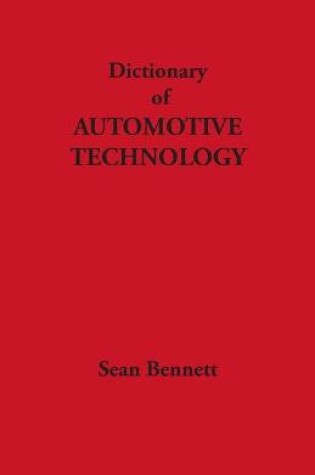 Cover of Dictionary of Automotive Technology