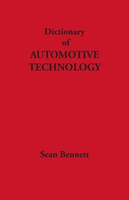 Book cover for Dictionary of Automotive Technology