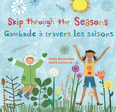 Book cover for Skip Through the Seasons (Bilingual French & English)