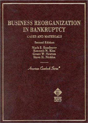 Cover of Scarberry Bus Reorg Bankruptcy