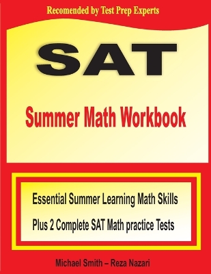 Book cover for SAT Summer Math Workbook