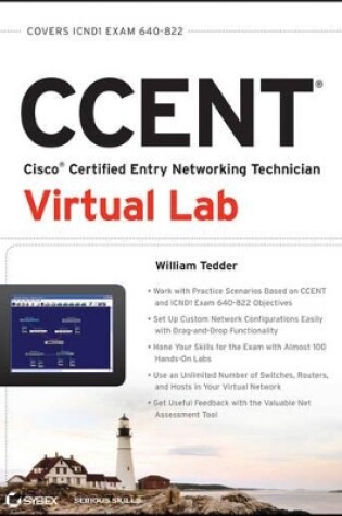 Cover of Ccent Cisco Certified Entry Networking Technician Virtual Lab (Icnd1 Exam 640-822) Service Fee