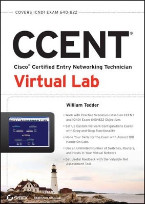 Book cover for Ccent Cisco Certified Entry Networking Technician Virtual Lab (Icnd1 Exam 640-822) Service Fee