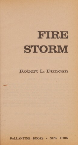 Book cover for Fire Storm