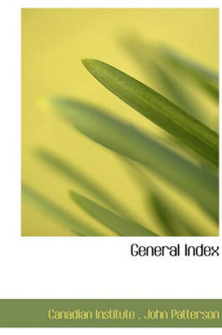 Cover of General Index