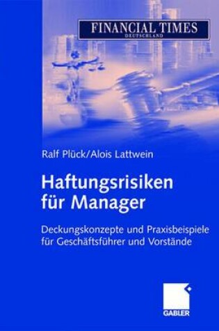 Cover of Haftungsrisiken Fur Manager