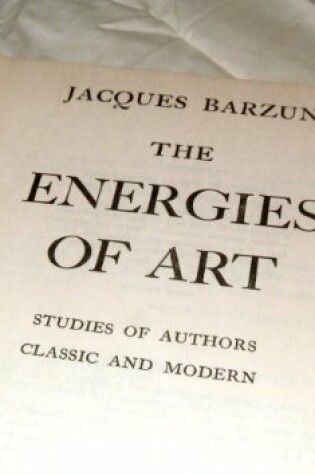 Cover of Energies of Art