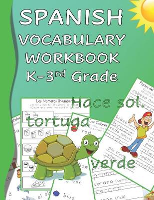 Book cover for Spanish Vocabulary Workbook K-3rd Grade