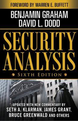 Book cover for Security Analysis: Sixth Edition, Foreword by Warren Buffett