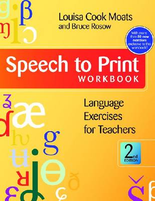 Book cover for Speech to Print Workbook