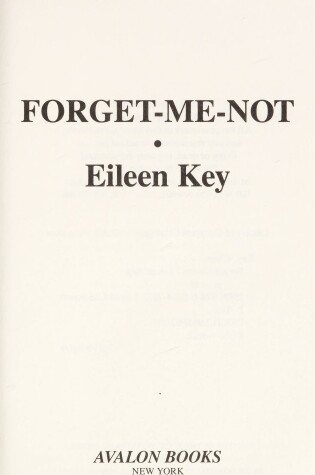Cover of Forget-Me-Not