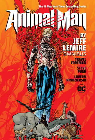 Book cover for Animal Man by Jeff Lemire Omnibus