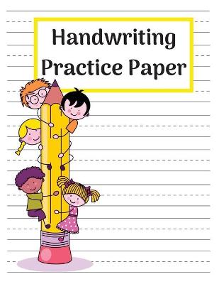 Book cover for Handwriting Practice Paper Dotted Notebook