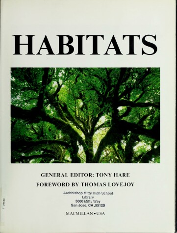 Book cover for Habitats: Fourteen Gatefold Panoramas of the World 'S Ecologi