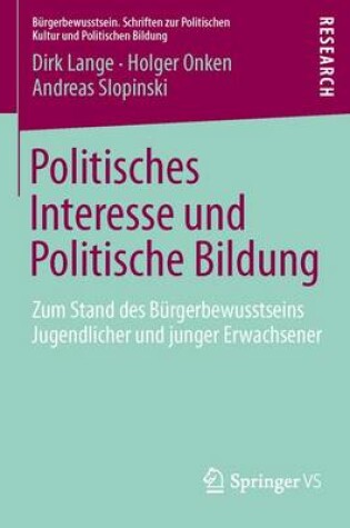 Cover of Politisches Interesse Und Politische Bildung