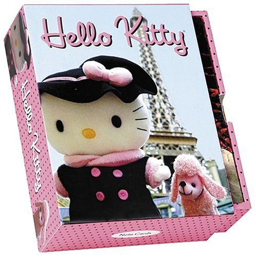 Book cover for Hello Kitty Everywhere Note Cards in a Slipcase with Drawer