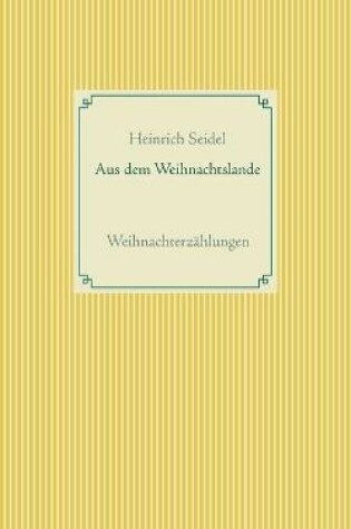 Cover of Aus dem Weihnachtslande