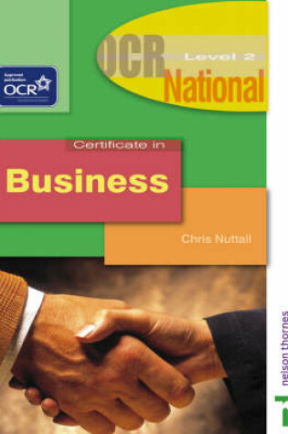 Cover of OCR National Certificate in Business