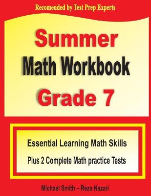 Book cover for Summer Math Workbook Grade 7