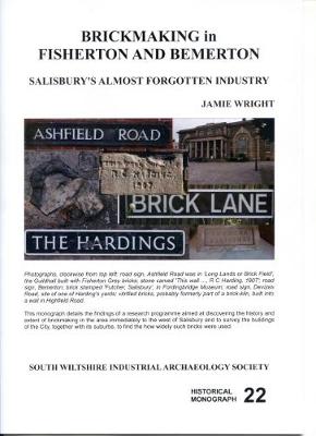 Book cover for Brickmaking in Fisherton and Bemerton