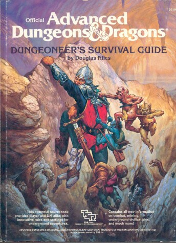 Book cover for AD&D Dungeoneer's Survival Guide