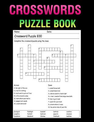 Book cover for Crosswords Puzzle Book