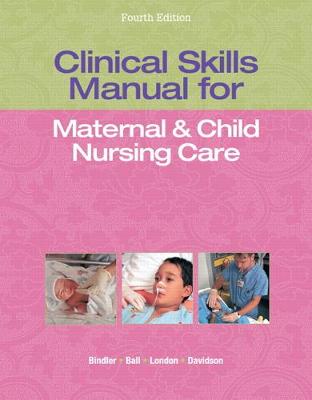 Book cover for Clinical Skills Manual for Maternal & Child Nursing Care (2-downloads)