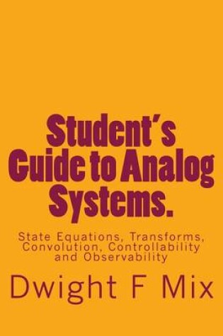 Cover of Student's Guide to Analog Systems.