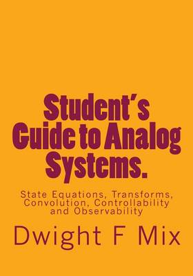 Cover of Student's Guide to Analog Systems.