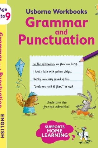 Cover of Usborne Workbooks Grammar and Punctuation 8-9