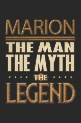 Cover of Marion The Man The Myth The Legend