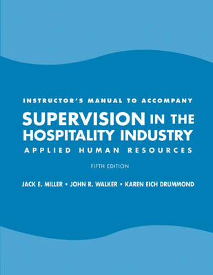 Book cover for Supervision in the Hospitality Industry (NRA)