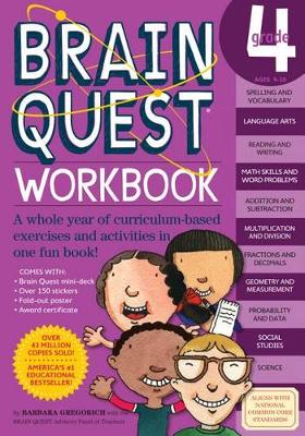 Book cover for Brain Quest Workbook: Grade 4