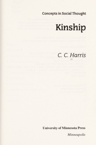 Cover of Kinship