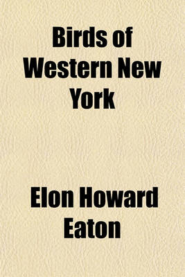 Book cover for Birds of Western New York